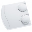 Room temperature sensor, switch 0-I-II-III, setpoint